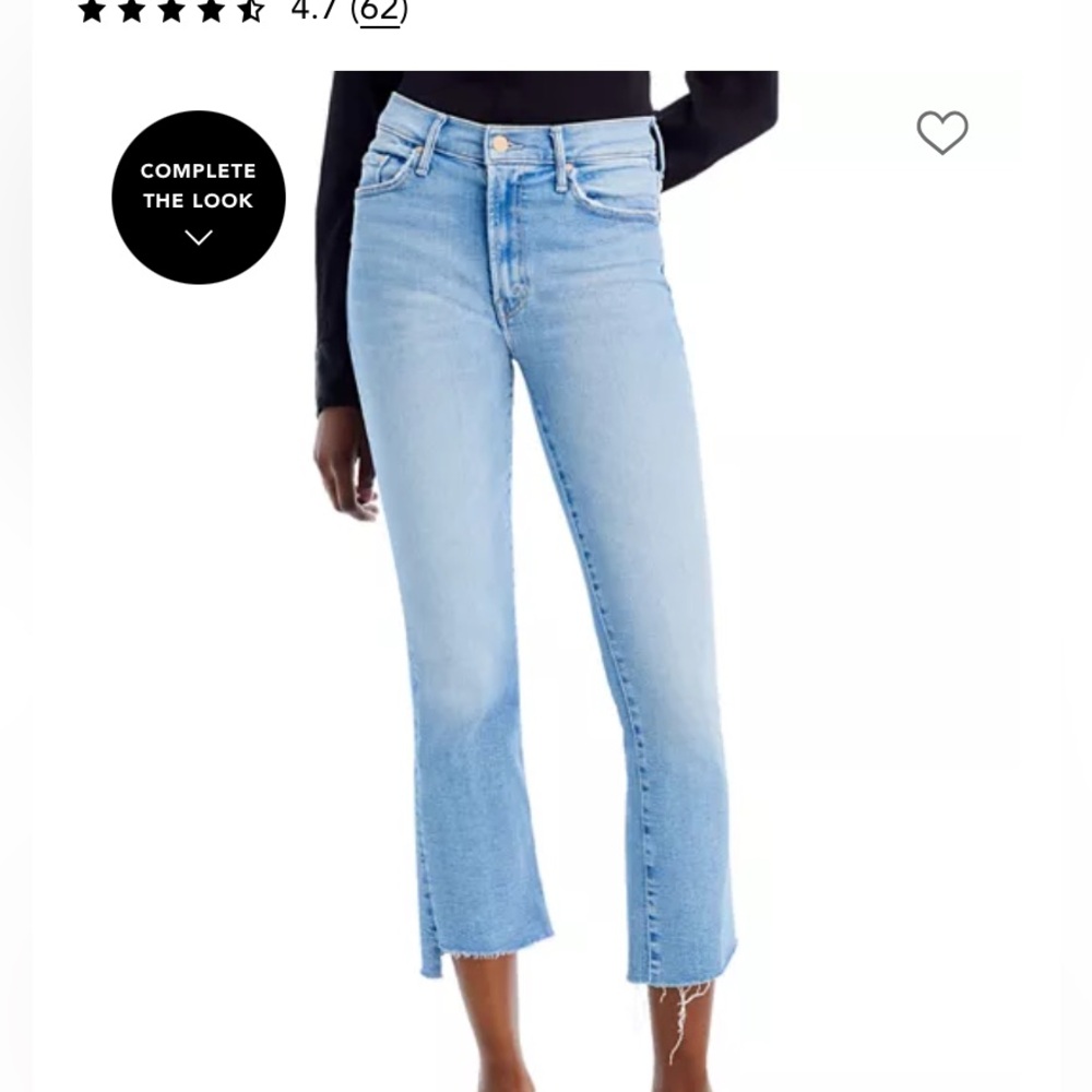 Mother Denim The Insider Crop Step Fray - Color: Limited Edition, Sz: 28